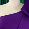 Women Big Bow Shoulder Skew Collar Big Swing Knee Length Dress Belt Street Vestidos Sexy Party Evening Chic Dresse