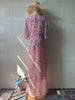 Solid Long Dress Women Flare Sleeve A Line Dresses Casual Ruffles Midi Waist Vestidos V Neck Office Lady Slight Strech