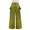 Women detachable pocket Zipper Fly Loose Wide Leg Pants Cargo Streetwear Safari Style Trousers