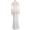 Women Mesh Patchwork Diamonds Rhinestones Bodycon Midi Mermaid Maxi Dress Evening Sexy Party Dresses Vestidos