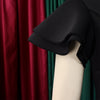 Women Short Ruffles Sleeve O-neck Ribbon Bodycon Midi Dress Street Africa OL Evening Sexy Party Dresses Vestido