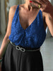 Camisole small vest European and American women's beads deep V front and back two wearing tops sexy