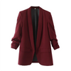 PB&ZA  Spring and Autumn  Commuter Urban Leisure Versatile Candy Women's Pleated Sleeve Blazer