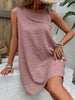 Plus Size 1XL-5XL Women's Sleeveless Long Dress Solid Color Casual Knee Length Skirt Summer Skirt