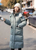 Down Cotton Jacket Women's Winter Clothing Korean Loose Cotton-Padded Coat Casual Long Overcoat Thick Warm Hooded Parka