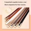 Genuine Leather Belt for Women; Cowhide Waist Belt; Versatile Smooth Buckle; Dress Decoration Belt for