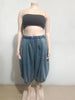 Women Streetwear Fly Denim Calf-Length Pants Autumn Loose Safari Style Cargo Harem Hip Hop Jeans