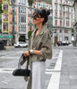 Women Lace Up Belt Trench Coat Chic Solid Lapel Full Sleeve Pocket Short Windbreaker Jacket Spring Lady Street Outerwear