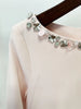 High Street Designer Party Vestido Women's Beaded Loose Long Sleeved Long Maxi Dress