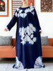 Party Dress Tie-dry Printed Cotton Women Boho Maxi Dress Casual Holiday Party Dresses Indie Folk African Vestidos