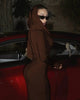 High Street Red Christma Hooded Long Sleeve Maxi Dress for Woman Slim Solid Bodycon Party Vestidos Elegant Autumn Dresses