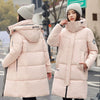 Women'S Winter Down Cotton Jacket Warm Thicken Cotton Padded Jacket Korean Loose Plus Size Parkas Outwear Long Coat