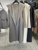 Hooded Double-sided Wool Cashmere Coat for Women Winter Medium Long Autumn/winter Korean Woolen Coat Women Large Size