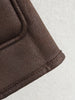 Women Casual Faux Leather Fleece Coats Vintage Solid Single Breasted Lapel Long Sleeve Jacket With Pockets Streetwear