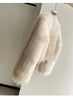 Spring and Autumn Korean Chic Polo Collar Loose Fur Coat Women Clothing Winter Coat Faux Fox Fur Plush Short Jackets Women Tops