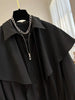 Cloak Shawl Casual Short Coat Women's Spring Autumn Korean Loose Long-Sleeved Windbreaker Female Outwear Tops