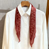 Paisley Print Tie-Dye Triangular Scarf Headcloth Women Lightweight Neckerchief All-Matching Scarfs Jeans Belt