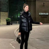 Detachable Hood Down Vest Women's Short Puffer Outwear Autumn Winter Loose Thick Warm Puffer Waistcoat Female