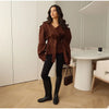 Spring Autumn Solid Women Short Windbreaker Stand Collar Long Sleeve Belt Single Breasted Female Coat Elegant Lady Outwear
