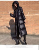 Winter Over The Knee Warm Jacket Hooded Outwear Female Parka Thick Down Cotton Padded Women Long Cotton Bread Coat 4XL