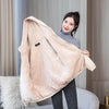 Add Velvet Padded Coat Women Winter Hooded Outerwear Ladies Warm Cotton-Padded Jacket Overcoat Short Female Top