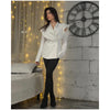 Chic Solid Waist Cinching Blazer Coat Women Wide Shoulder Split Sleeves Single Button Jacket Spring Lady Street Jackets