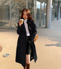 Trench Coat Women Double-Breasted Trenchcoat Lace Female Autumn Casual Coats Windbreaker Outwear Raincoat Streetwear