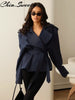 Spring Autumn Solid Women Short Windbreaker Stand Collar Long Sleeve Belt Single Breasted Female Coat Elegant Lady Outwear