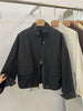 Korean Short Stand-up Collar Jacket Women's Loose Windbreaker Coat Spring Autumn Leisure Tooling Jacket Coat Female Overwear Top