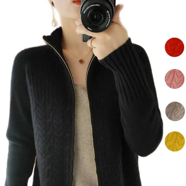Women's Cardigan Knitted Jacket Spring Autumn Korean All-Match Slim Sweater Large Size Tops Female S-6XL свитер