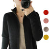 Women's Cardigan Knitted Jacket Spring Autumn Korean All-Match Slim Sweater Large Size Tops Female S-6XL свитер