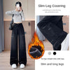 Womens Fleece Lined Jeans Loose Wide Leg Casual Slim Fit Denim Pants Comfortable Y2K Jeans Baggy Jeans Woman Clothing Jeans Y2K
