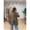 Vintage Plaid Lapel Jacket Shorts Set Women Full Sleeve Belted Buttons Pockets Blazer Suit Autumn Lady Commute Street Outfit