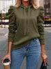 Autumn Gothic Style Casual Long-Sleeved Hooded Short Sweater Jacket Women Zipper Sports Hoodies Y2K Sweatshirt
