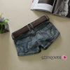 Women Booty Shorts Skinny Low Waist Sexy Mini Jeans Short Zippers Slim Without Belt Female Denim Pants
