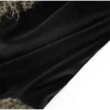 Elegant Solid Faux Fur Spliced Coat Women Lapel Long Sleeve Tassel Plush Outerwear Fall Winter Warm Streetwear