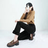 Winter Female Thin Snow Warm Plush Jeans Lady Chic Fleece Flared Pants Girls Korean High Waist Straight Leg Denim Trousers
