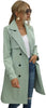 Women's Windbreaker Extra Long Button Cardigan Long Sleeve Belt Casual High Street French Jacket Female's Coat