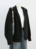 Lazy Style Sweater Jacket for Women Autumn Winter Thicken Warm Soft Knitted Cardigans Zipper Stand Collar Cardigan
