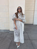 Solid Casual Long Trench Coat Women Lapel Collar Single Breasted Batwing Sleeve Windbreaker High Street Oversized Outerwear