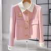 Pink Padded Single-Breasted Woolen Women's Coat Is And Unique And It Looks Good Women's Autumn Women's Coat