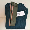 H Han Queen Knitted Turtleneck Sweater Bodycon Dress Bottoming Women Soft Elastic Autumn Winter Midi Party Dresses With Belt