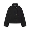 Women's Autumn Winter Stand Collar Thick Jackets Autumn Female Single Breasted Loose Long Sleeve Coats Lady Short Outwear