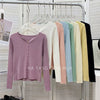 V-Neck Temperament Small Fragrant Wind Women Loose Sweater Sweater All Sweater Coat Special Offer Cardigan