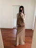 Wasteland Designer Long Dresses Women Winter Autumn Long Sleeve Maxi Dress Grey Khaki Knitted Dress Fall Clothes