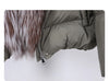 White Duck Down Jacket Winter Women Warm Loose Coat Natural Real Fox Fur Collar Thick Outerwear Parkas