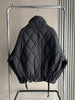 Quilted coat for women Quilted Jacket With Ties beige drawstring high neck pocket clip cotton jacket for women