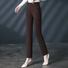 Black Women's High Waist Stretch Suit Pants, Slim Trousers, Purple Green Brown Pantalones, Asian Size M-6XL