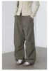 Women Pants Solid Loose Casual Outdoor Workwear Female Wide Leg Trousers Drawstring Windproof Spring Autumn