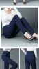 Office Lady Slim Pencil Pants Spring Autumn High Waist Elastic Pockets Solid Elegant Women Casual Straight Trousers